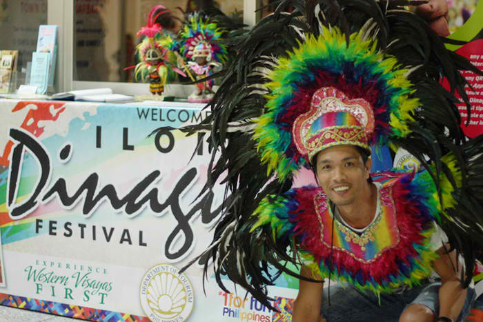  A pic at the airport during Iloilo’s Dinagyang Festival